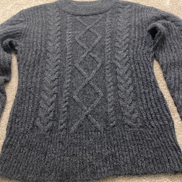 NWOT Brave Soul Dark Gray Pullover Sweater - Picture 2 of 10